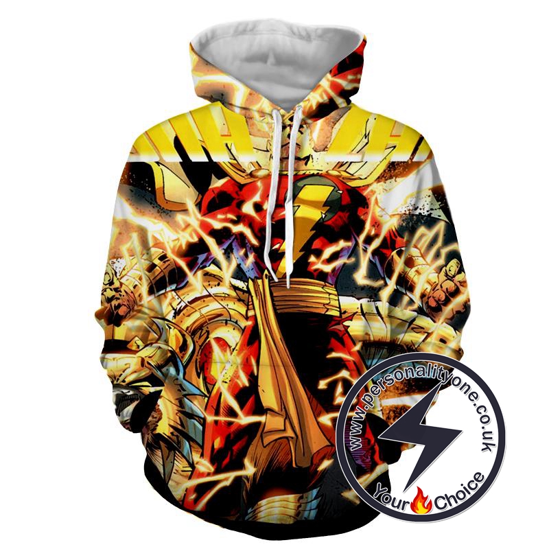 Dominant Shazam - Shazam 3D - Shazam Hoodies